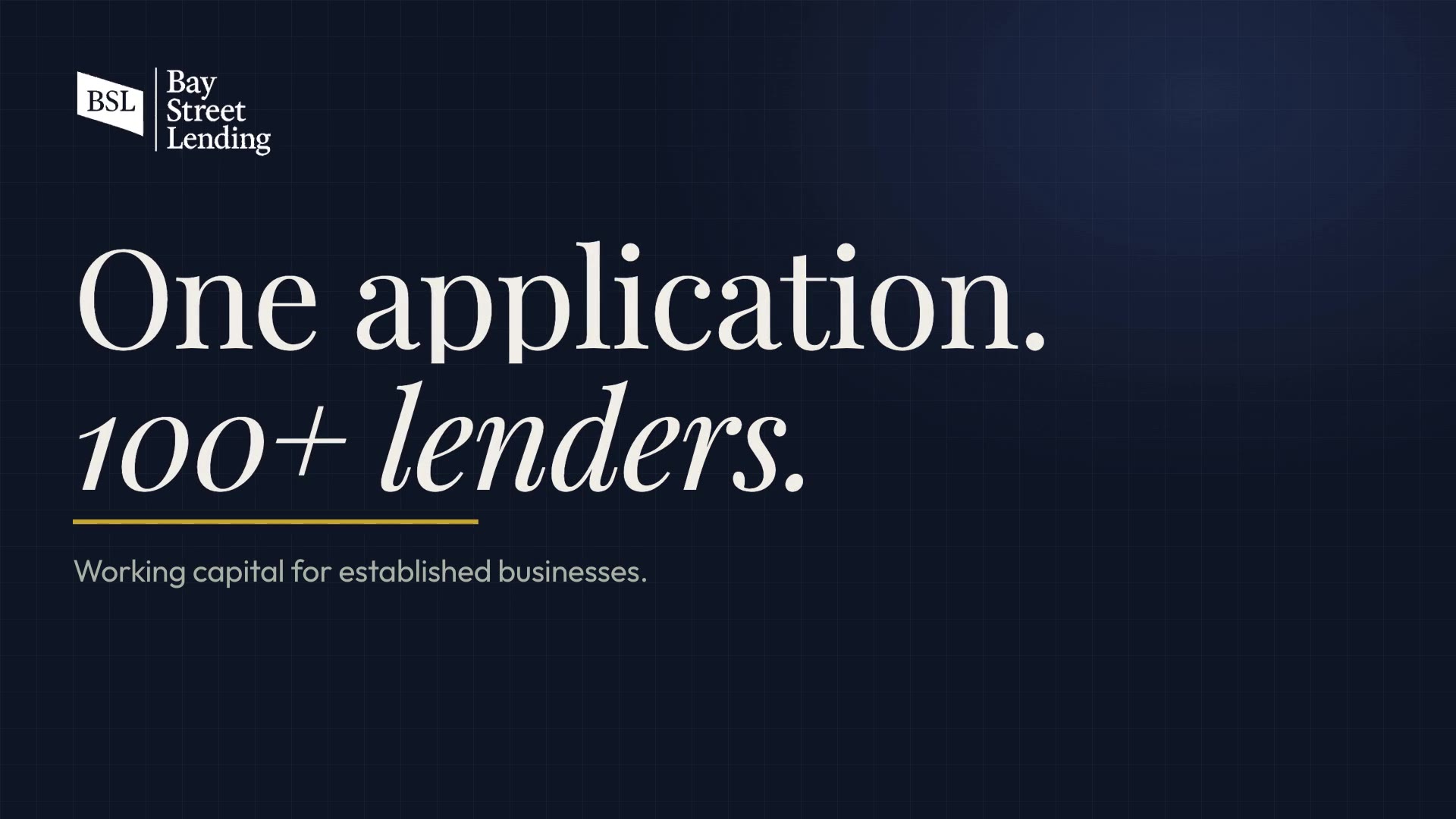 How funding works: apply, work with a dedicated advisor, compare offers from 100+ lenders, then choose and sign.